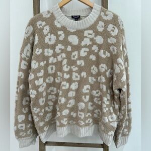 Splendid Brown Long Sleeve Women’s Sweater Size Medium NWT